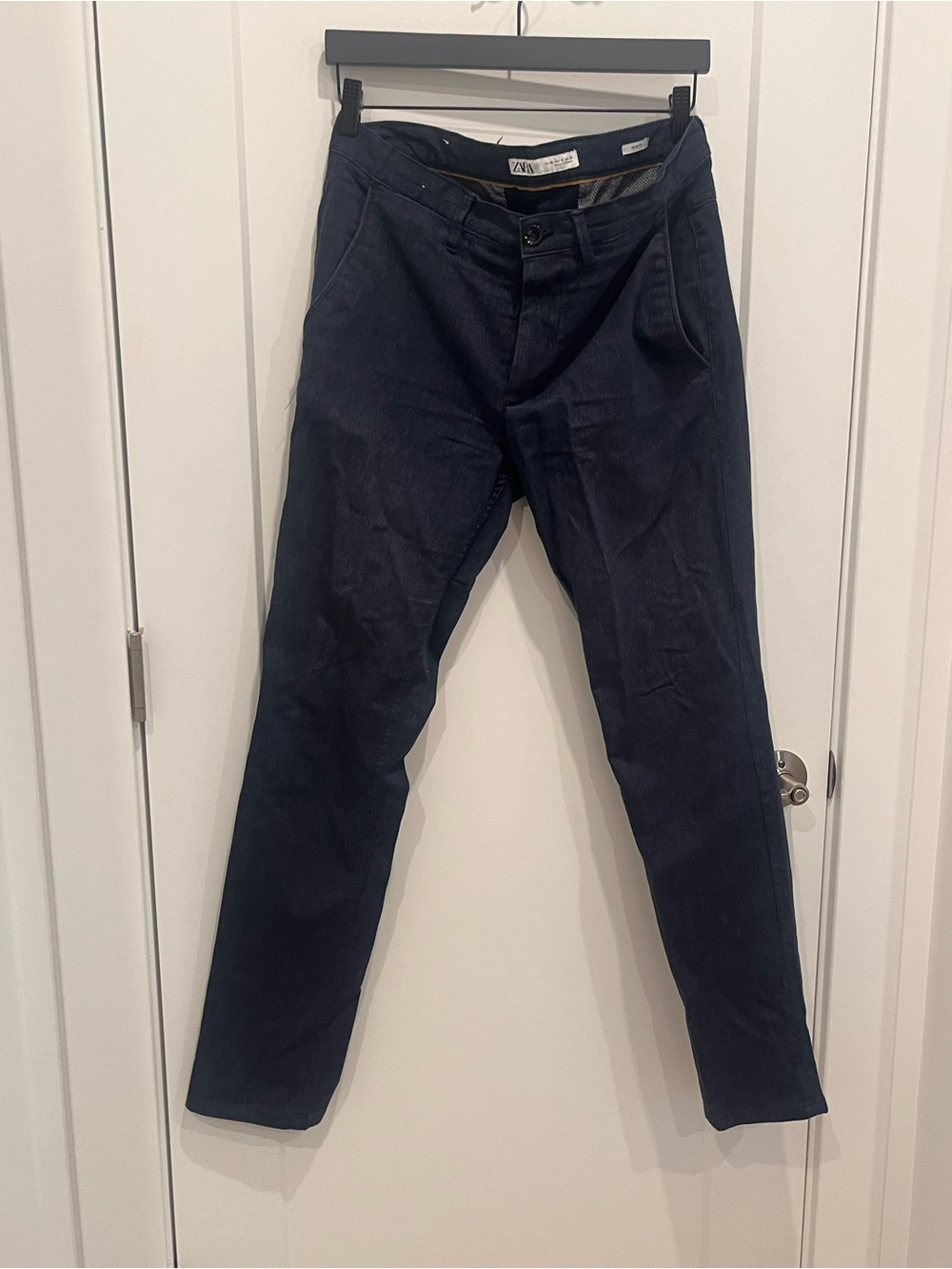 Zara Men’s Dark Blue Slim Fit Dress Pants (Size 31/31)